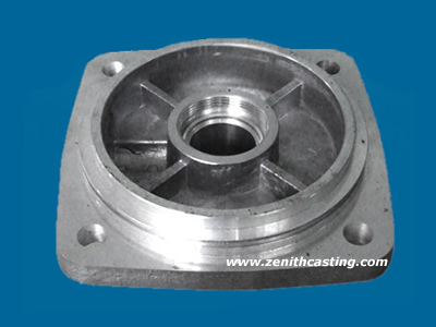aluminum gravity casting machinery series:aluminum gravity cast bearing frame.