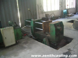 horizontal gravity casting machine